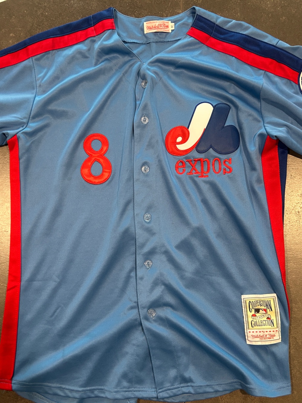 Mitchell & Ness  Expos Gary Carter Replica Jersey #8